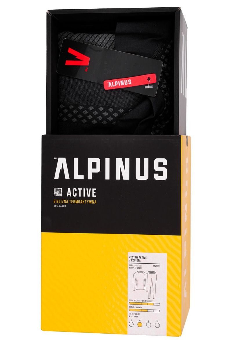 Alpinus Lenjerie de corp termoactivă pentru femei Active Base Layer Set GT43253