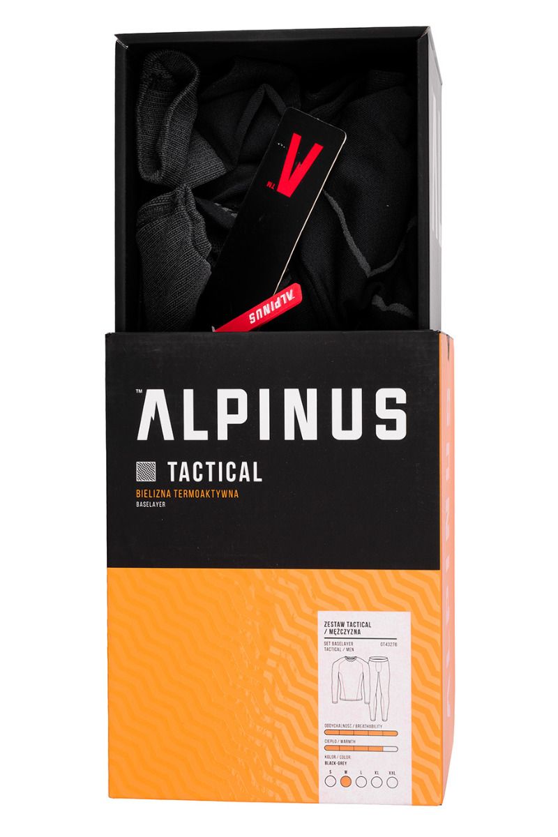 Alpinus Lenjerie De Corp Termoactivă Pentru Bărbați Tactical Base Layer Set GT43276