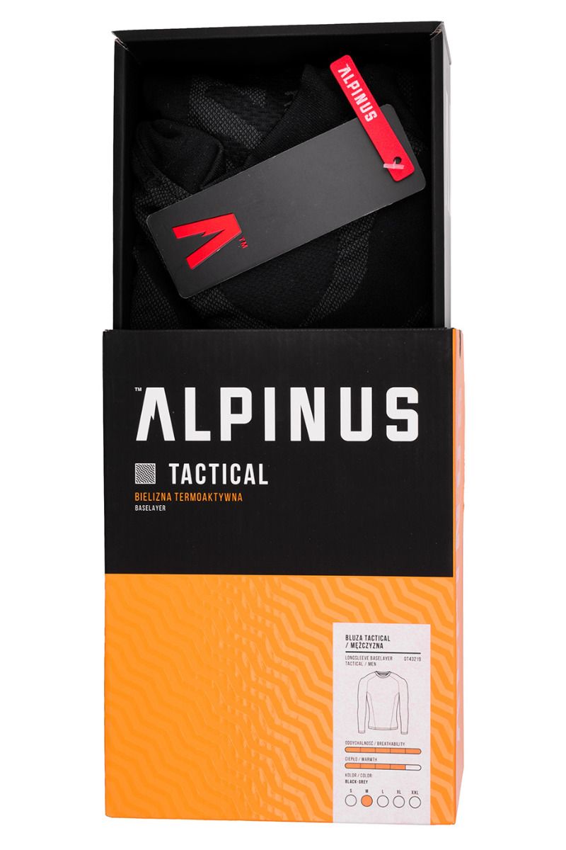Alpinus hanorac termoactiv pentru bărbătească Tactical Base Layer GT43219