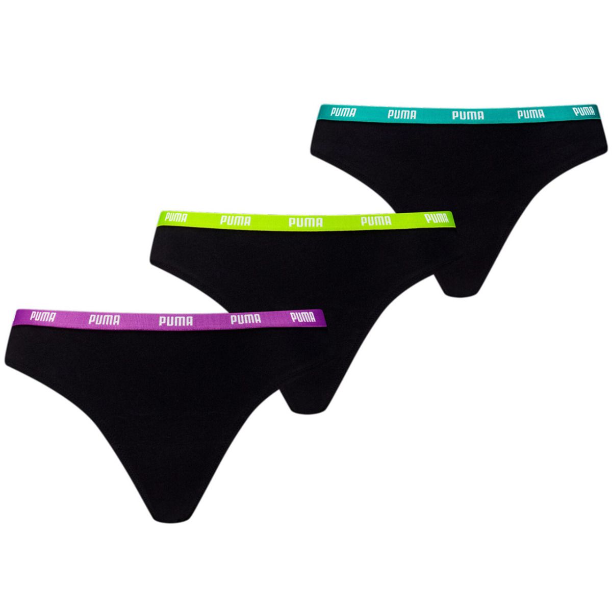 PUMA Lenjerie intima femeie String 3P Pack 907590 05