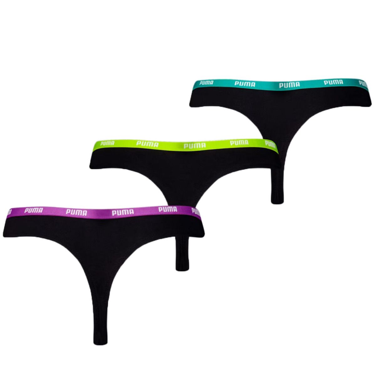 PUMA Lenjerie intima femeie String 3P Pack 907590 05