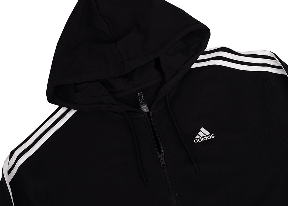 adidas Hanorac de damă Essentials 3-Stripes FT Oversized Full-Zip Hoodie IC8782