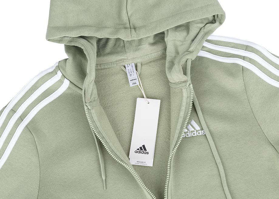 adidas Hanorac pentru femei Essentials FL 3S Full-Zip Hoodie JP2352