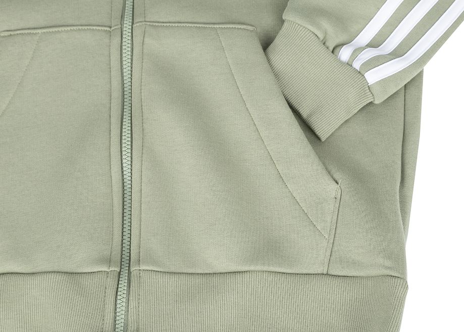 adidas Hanorac pentru femei Essentials FL 3S Full-Zip Hoodie JP2352