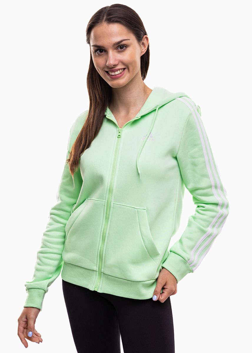 adidas Hanorac pentru femei Essentials FL 3S Full-Zip Hoodie IR6077