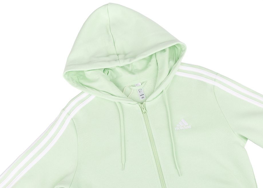 adidas Hanorac pentru femei Essentials FL 3S Full-Zip Hoodie IR6077