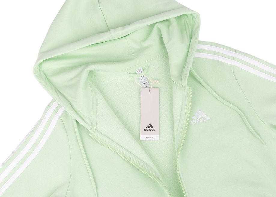 adidas Hanorac pentru femei Essentials FL 3S Full-Zip Hoodie IR6077