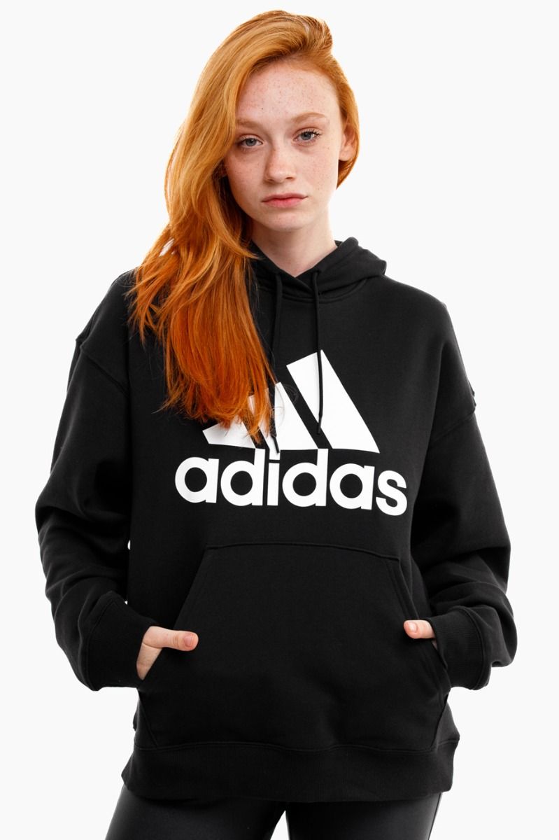 adidas Hanorac pentru femei Essentials Big Logo Oversized French Terry Hoodie HR4934