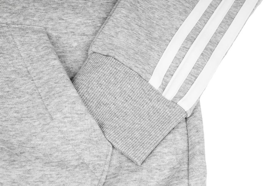 adidas Hanorac pentru femei Essentials Fleece 3-Stripes Full-Zip Hoodie GV6021
