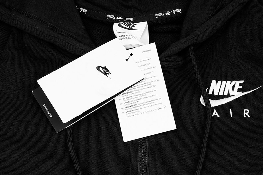 Nike Bluză Femei Air Full-Zip Hoodie DD5447 010 Nike Bluză Femei Air Full-Zip Hoodie DD5447 010