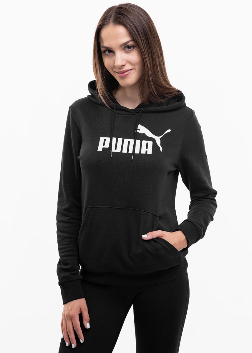 PUMA Bluză damă ESS Logo Hoodie TR 586791 01