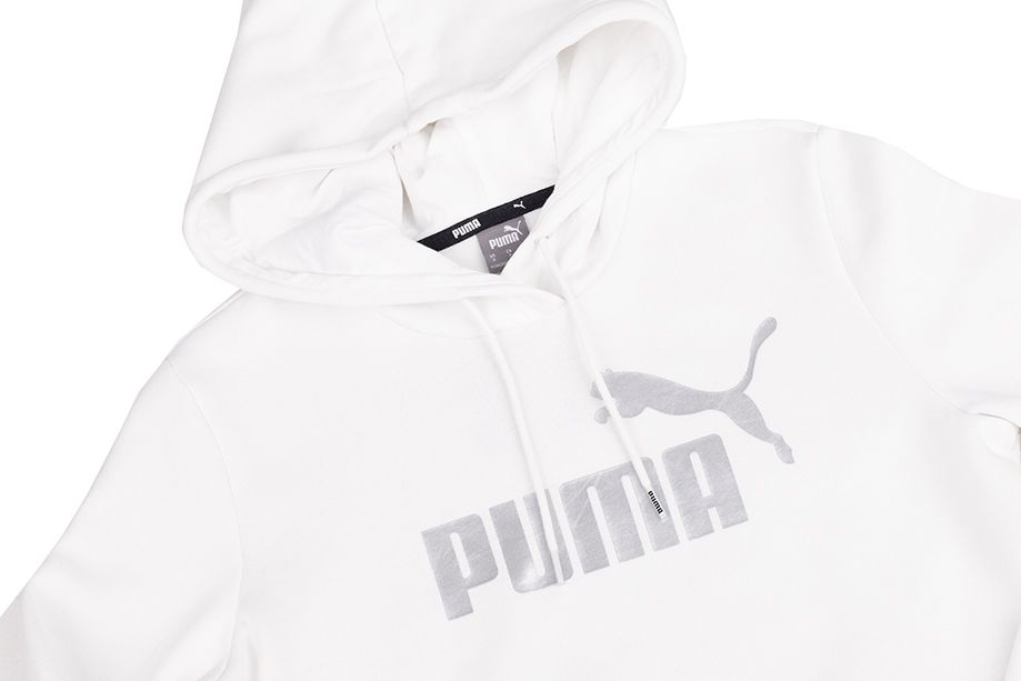 PUMA Hanorac de damă ESS+ Metallic Logo Hoodie FL 849958 02 PUMA Hanorac de damă ESS+ Metallic Logo Hoodie FL 849958 02