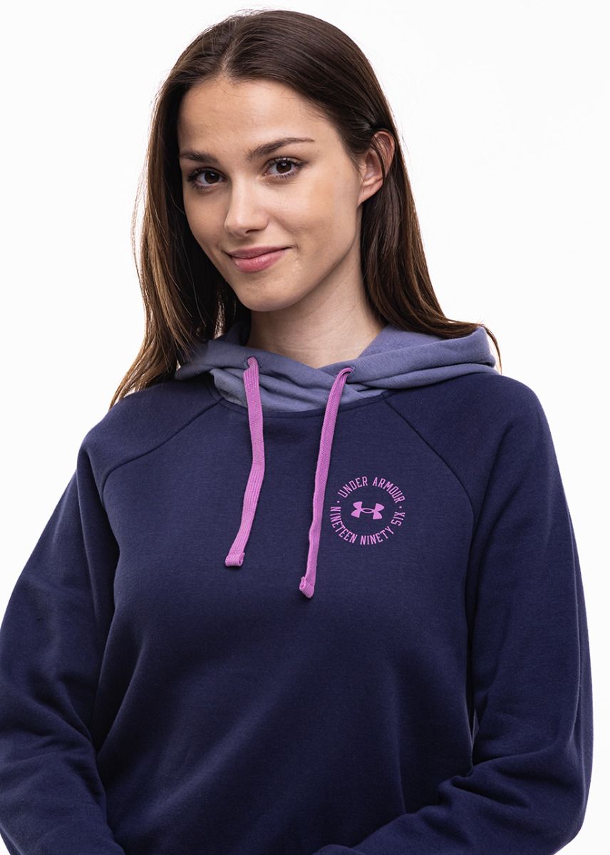 Under Armour hanorac pentru femei Rival Fleece CB Hoodie 1373031 410