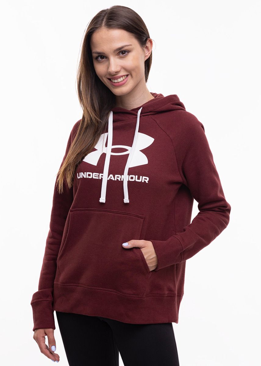 Under Armour Bluză Pentru Femei Rival Fleece Logo Hoodie 1356318 690