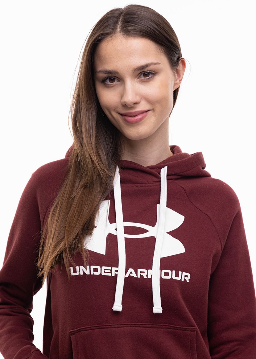 Under Armour Bluză Pentru Femei Rival Fleece Logo Hoodie 1356318 690