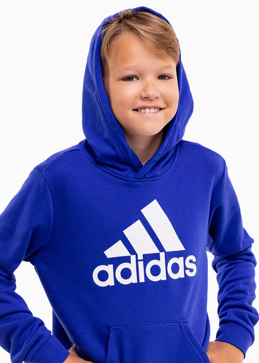 adidas Hanorac pentru copii Big Logo Essentials Cotton Hoodie IC6834