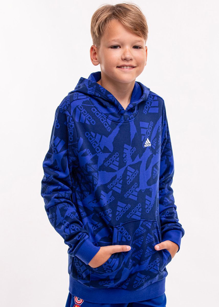 adidas Hanorac pentru copii Essentials Allover Print HD IS2555