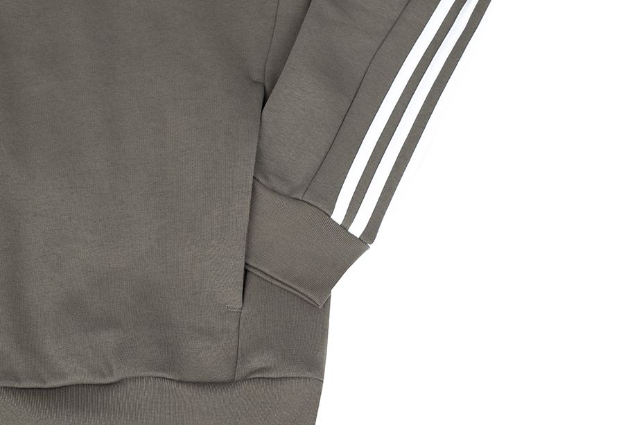 adidas Hanorac pentru bărbați Essentials Fleece 3-Stripes Full-Zip IJ6492