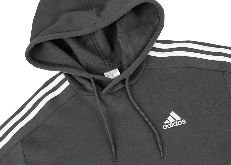 adidas Hanorac pentru bărbați Essentials Fleece 3-Stripes Hoodie IX2366