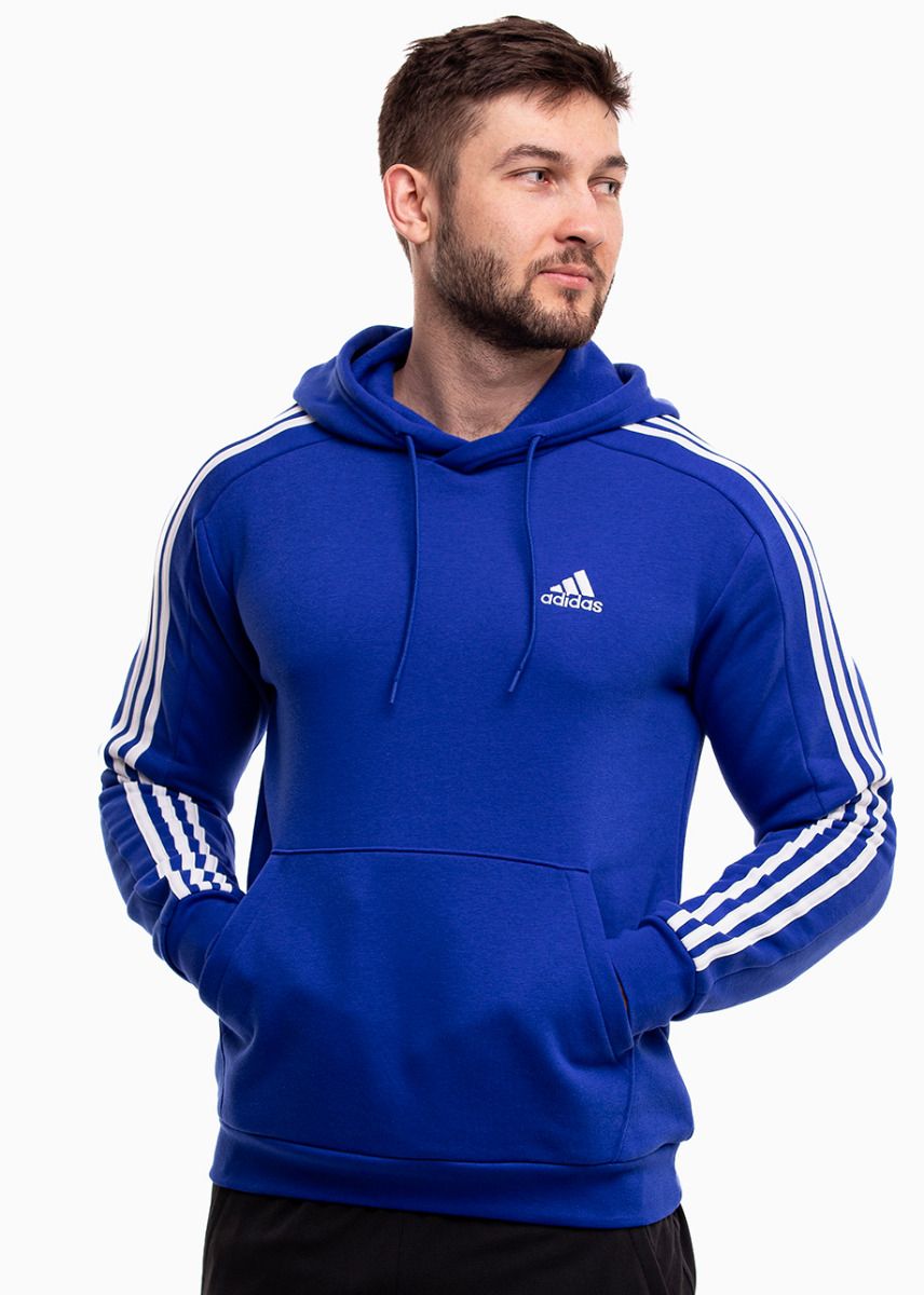 adidas Hanorac pentru bărbați Essentials Fleece 3-Stripes Hoodie IJ8934