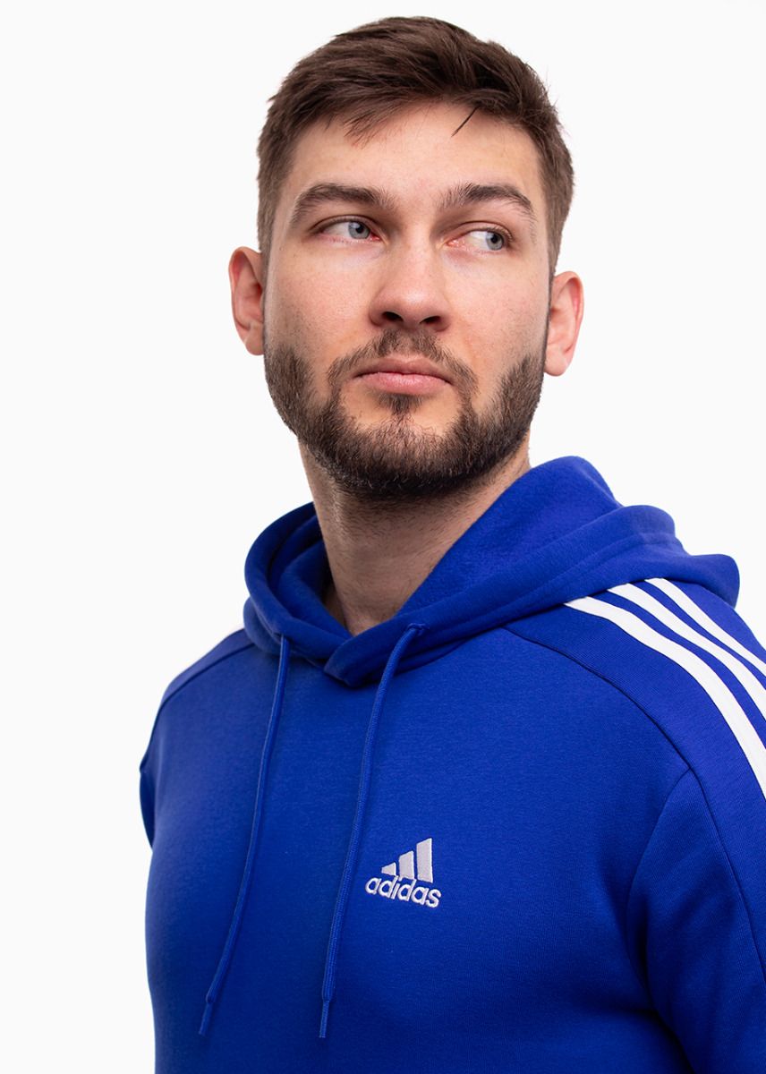 adidas Hanorac pentru bărbați Essentials Fleece 3-Stripes Hoodie IJ8934