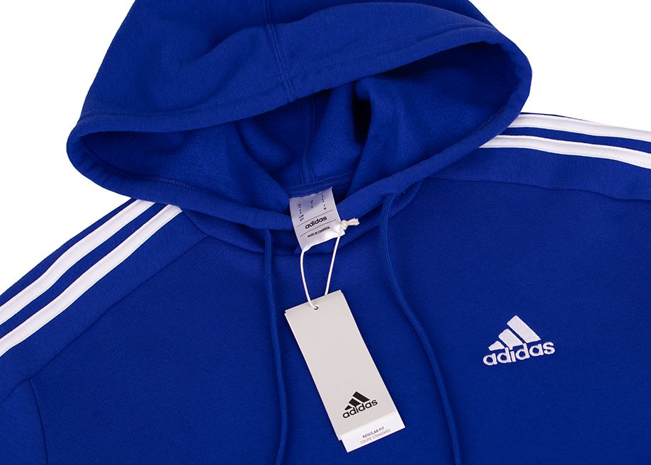 adidas Hanorac pentru bărbați Essentials Fleece 3-Stripes Hoodie IJ8934