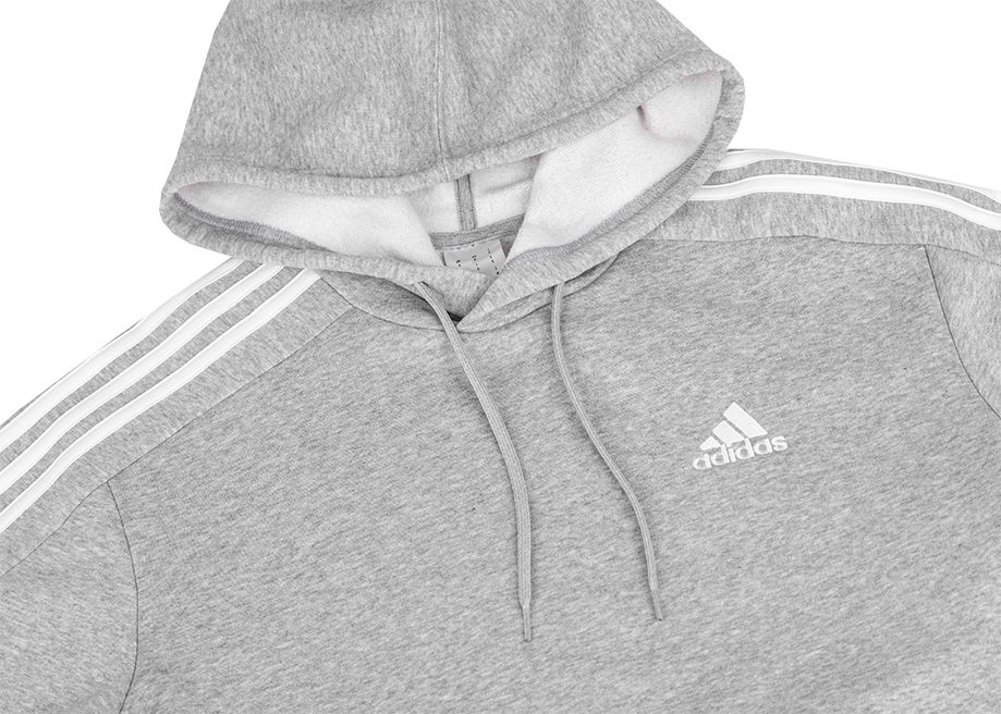 adidas Hanorac pentru bărbați Essentials Fleece 3-Stripes Hoodie IJ6474