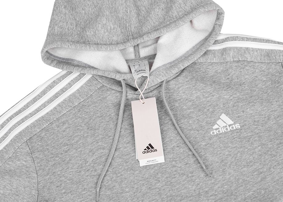 adidas Hanorac pentru bărbați Essentials Fleece 3-Stripes Hoodie IJ6474