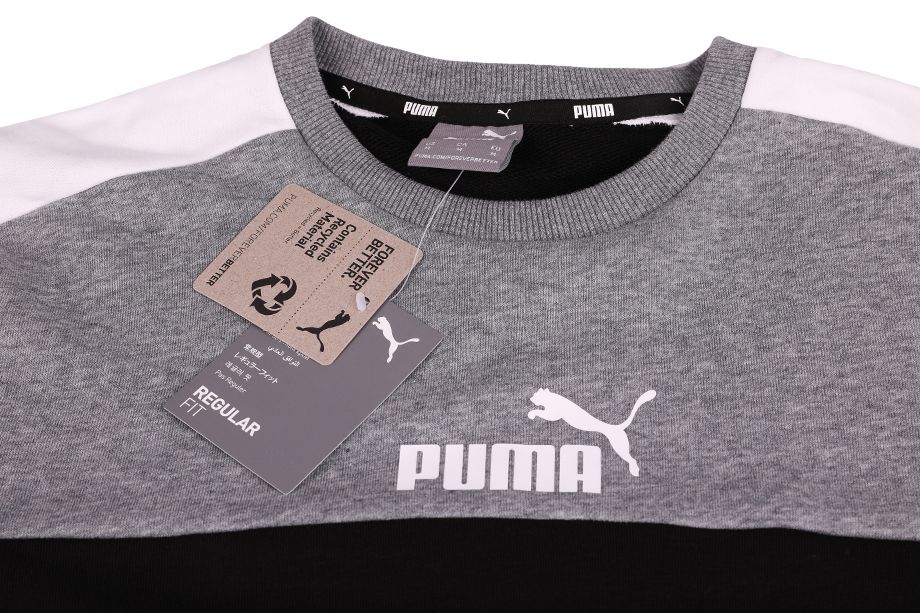 PUMA Bluză bărbați ESS+ Block Crew Tr 847427 01