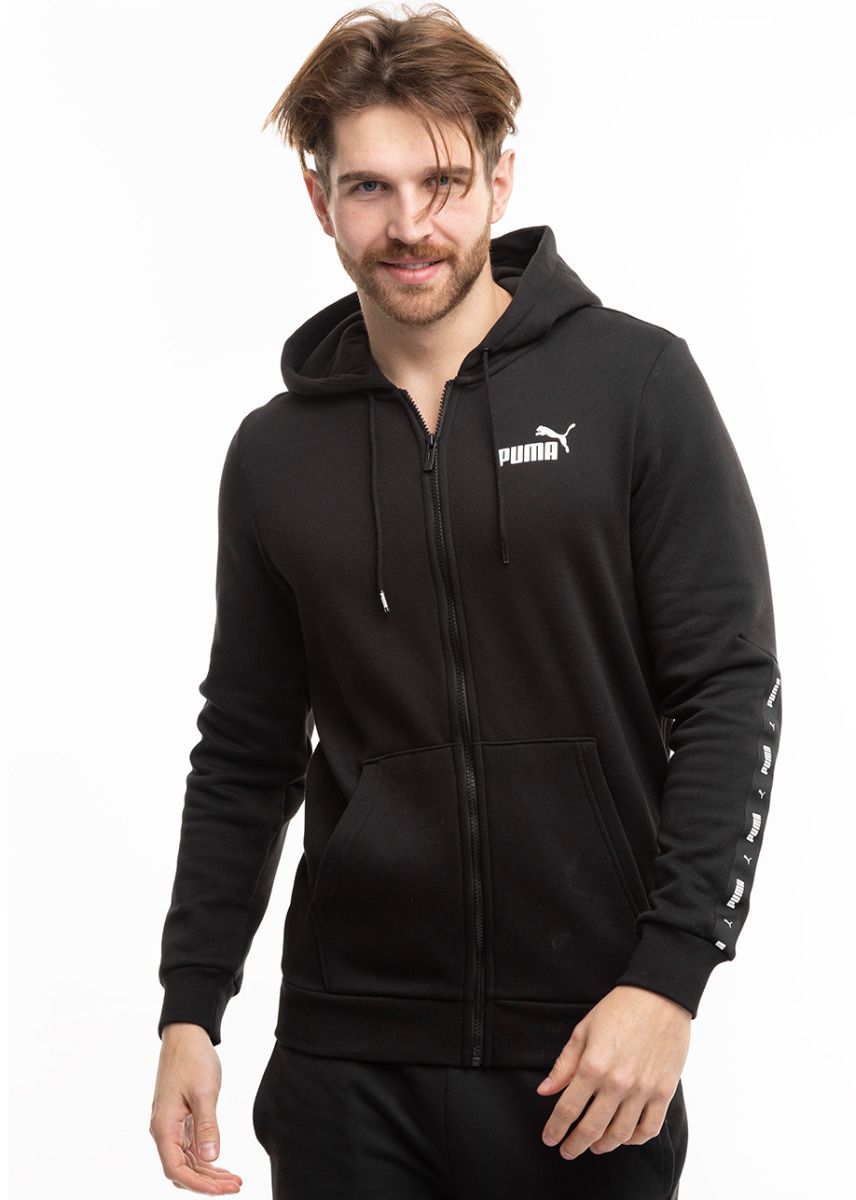 PUMA bărbați bluză ESS+ Tape Full-Zip Hoodie TR 848768 01