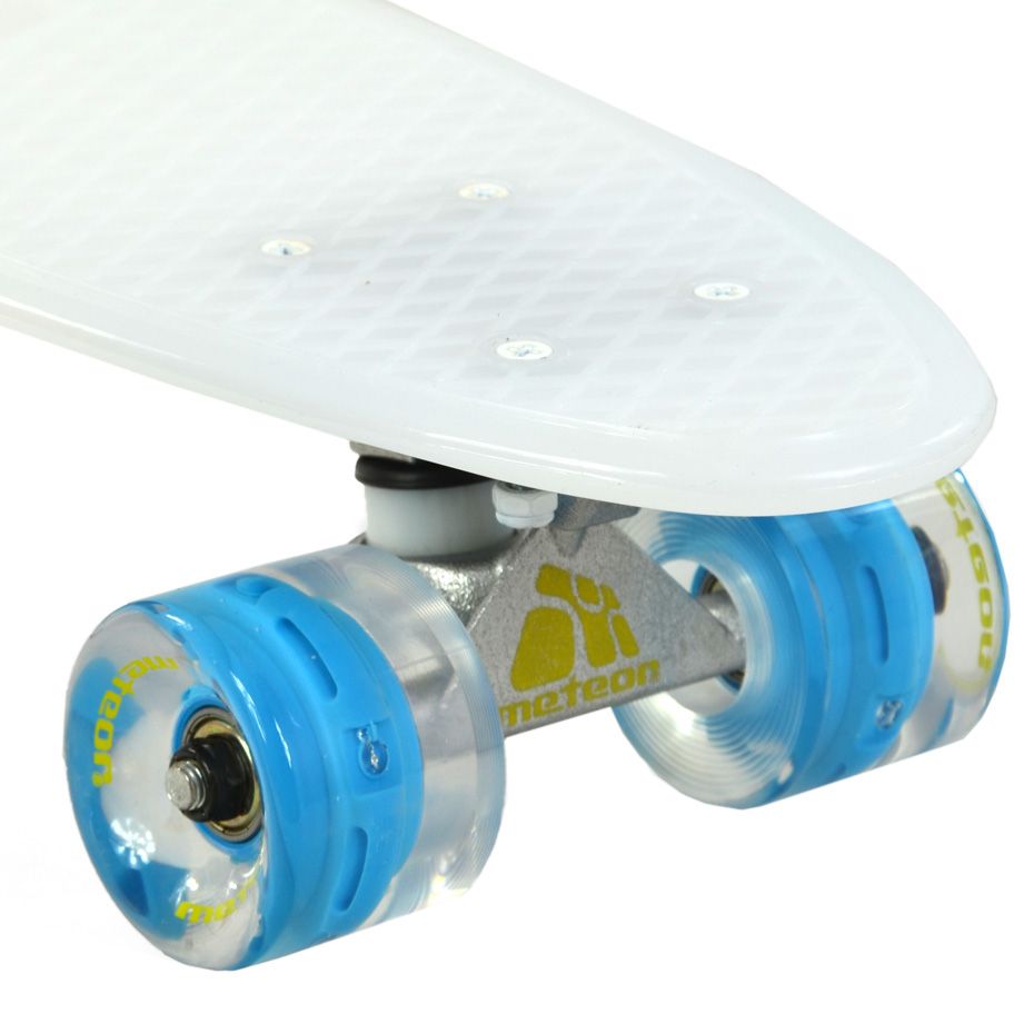 Meteor Skateboard LED transparent 23897