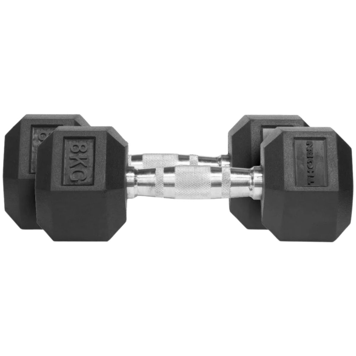 THORN FIT Gantere Hex Rubber Dumbbell 8,0kg 2 pcs