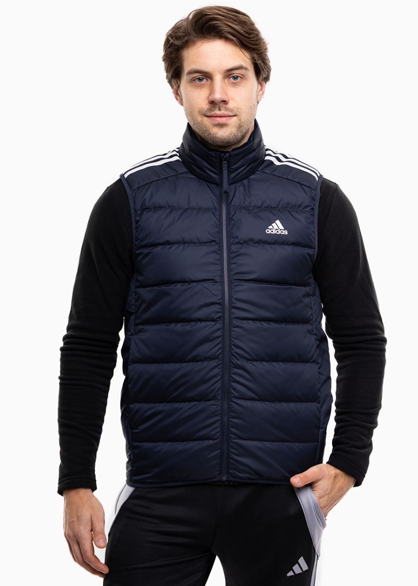 adidas Vestă pentru bărbați Essentials 3-Stripes Light Down IK3210