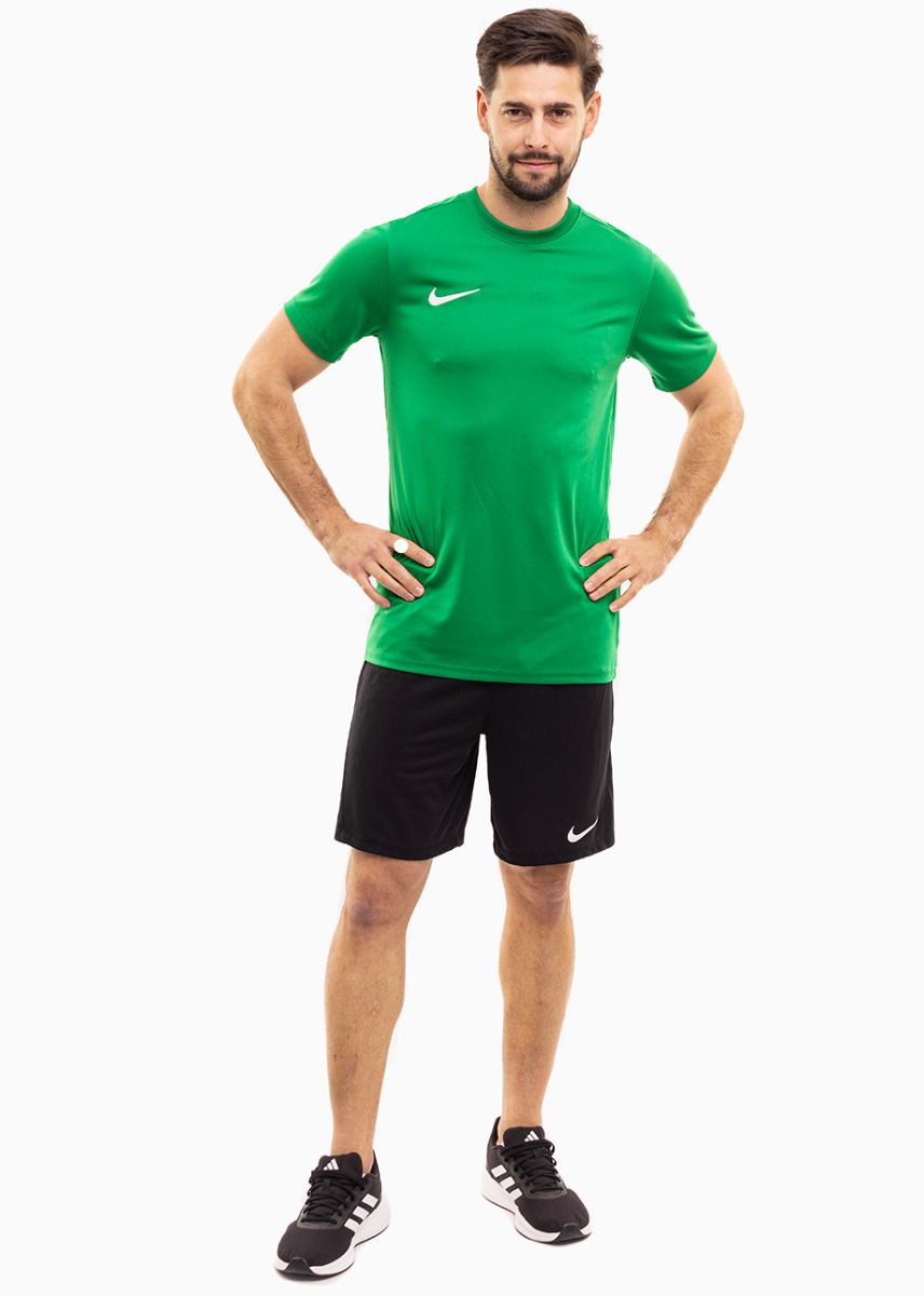 Nike set de sport pentru bărbați Tricou Pantaloni scurți Dry Park VII JSY SS BV6708 302/BV6855 010 Nike set de sport pentru bărbați Tricou Pantaloni scurți Dry Park VII JSY SS BV6708 302/BV6855 010