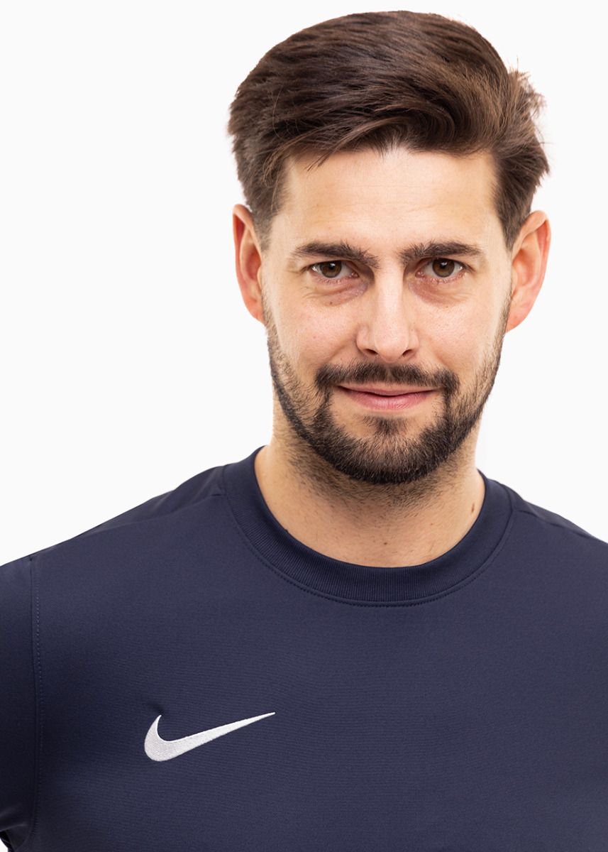 Nike set de sport pentru bărbați Tricou Pantaloni scurți Dry Park VII JSY SS BV6708 410/BV6855 010 Nike set de sport pentru bărbați Tricou Pantaloni scurți Dry Park VII JSY SS BV6708 410/BV6855 010