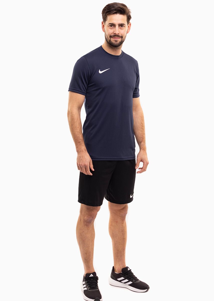 Nike set de sport pentru bărbați Tricou Pantaloni scurți Dry Park VII JSY SS BV6708 410/BV6855 010 Nike set de sport pentru bărbați Tricou Pantaloni scurți Dry Park VII JSY SS BV6708 410/BV6855 010