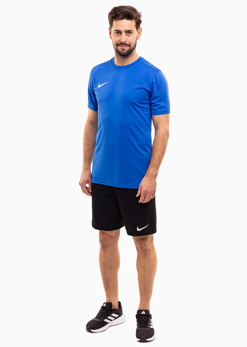 Nike set de sport pentru bărbați Tricou Pantaloni scurți Dry Park VII JSY SS BV6708 463/BV6855 010 Nike set de sport pentru bărbați Tricou Pantaloni scurți Dry Park VII JSY SS BV6708 463/BV6855 010