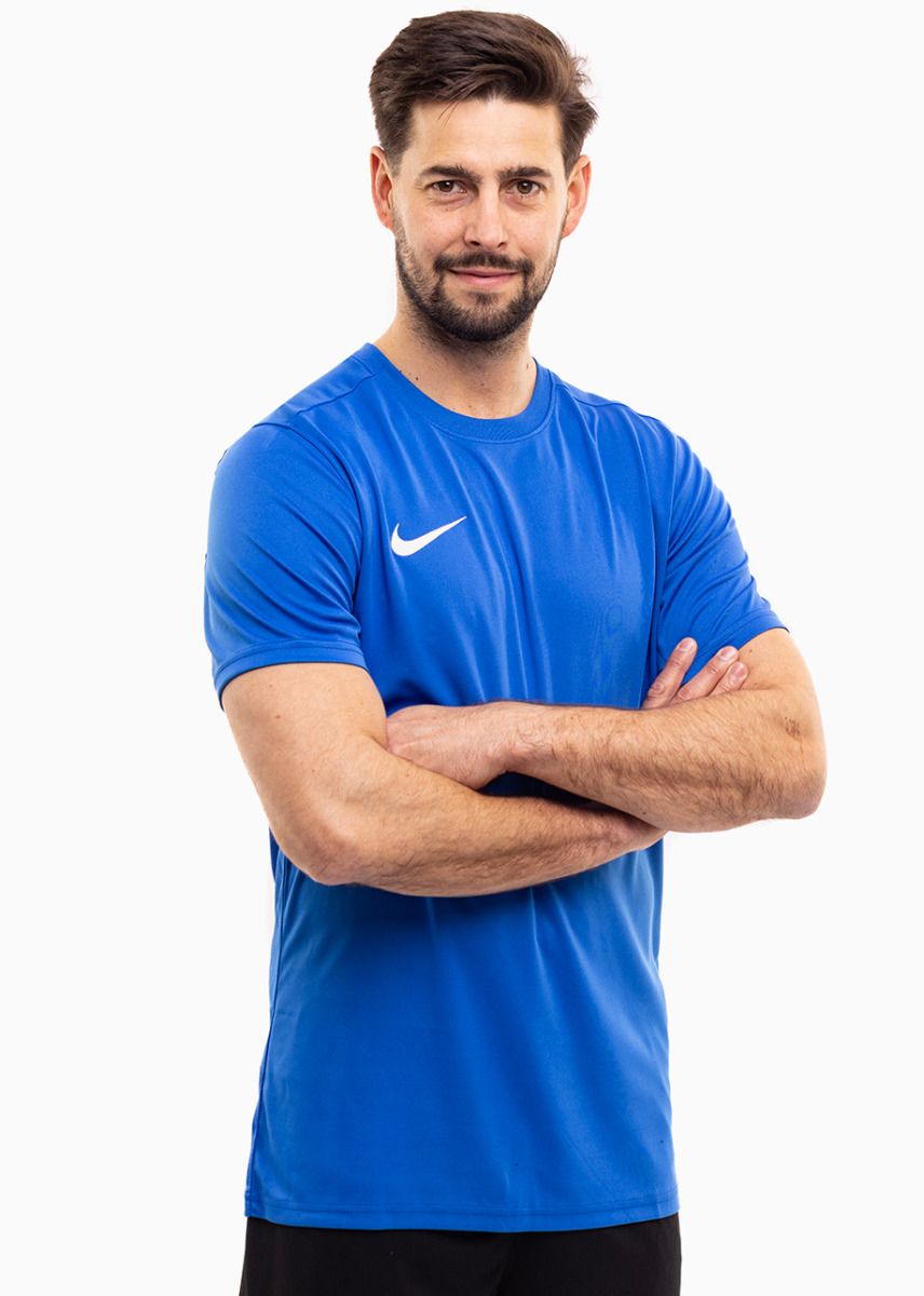 Nike set de sport pentru bărbați Tricou Pantaloni scurți Dry Park VII JSY SS BV6708 463/BV6855 010 Nike set de sport pentru bărbați Tricou Pantaloni scurți Dry Park VII JSY SS BV6708 463/BV6855 010