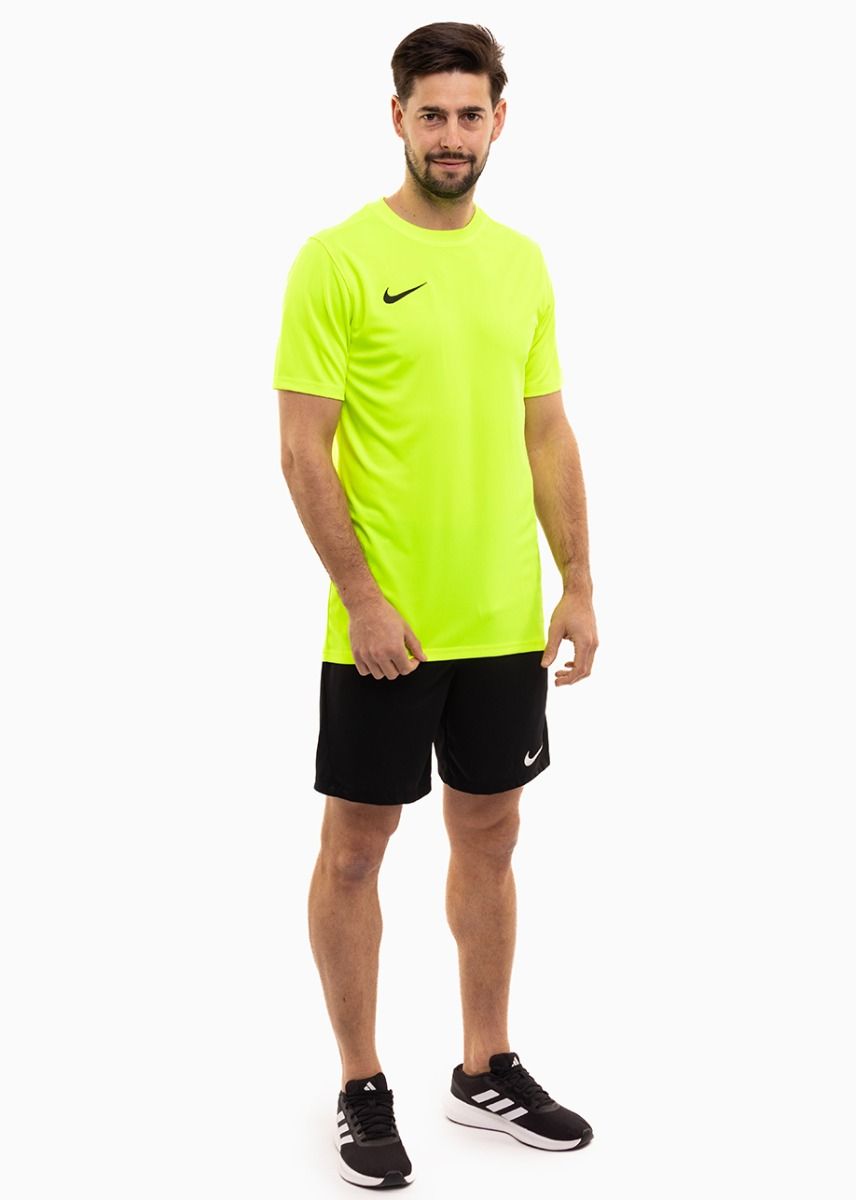 Nike Set de sport pentru bărbați Tricou Pantaloni scurți Dry Park VII JSY SS BV6708 702/BV6855 010 Nike Set de sport pentru bărbați Tricou Pantaloni scurți Dry Park VII JSY SS BV6708 702/BV6855 010
