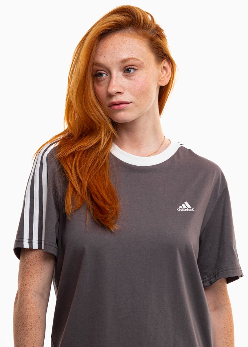 adidas Tricou pentru femei Essentials 3-Stripes Tee IS1564