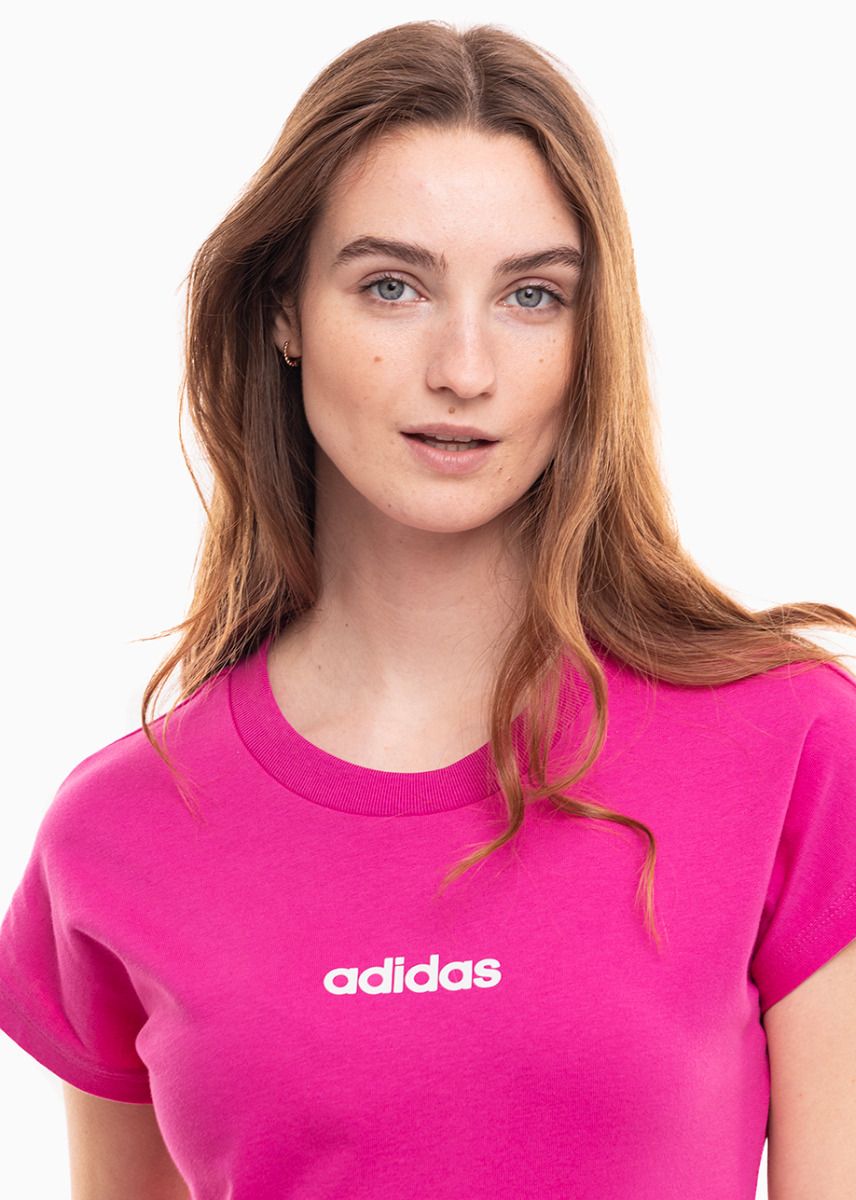 adidas Tricou pentru femei Essentials Linear Cotton JC8240 adidas Tricou pentru femei Essentials Linear Cotton JC8240