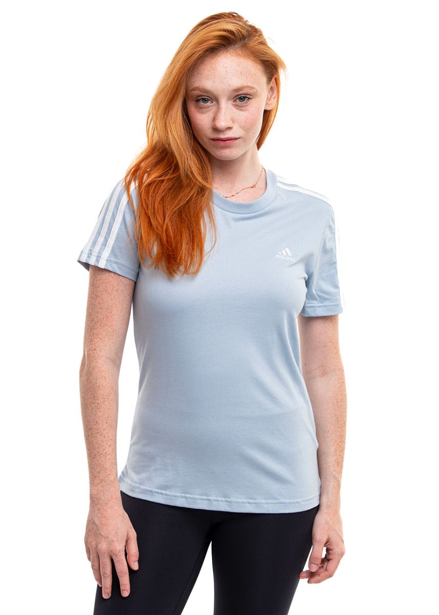 adidas Tricou pentru femei Essentials Slim 3-Stripes Tee IM2788