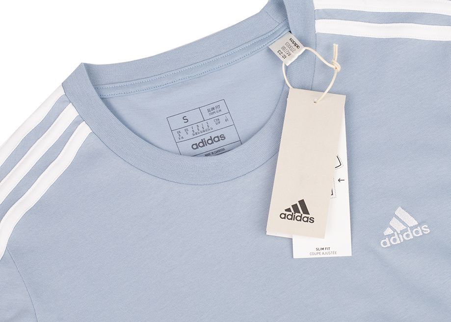 adidas Tricou pentru femei Essentials Slim 3-Stripes Tee IM2788