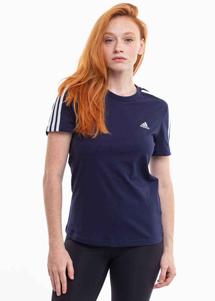 adidas Tricou pentru femei Essentials Slim 3-Stripes Tee IM2791