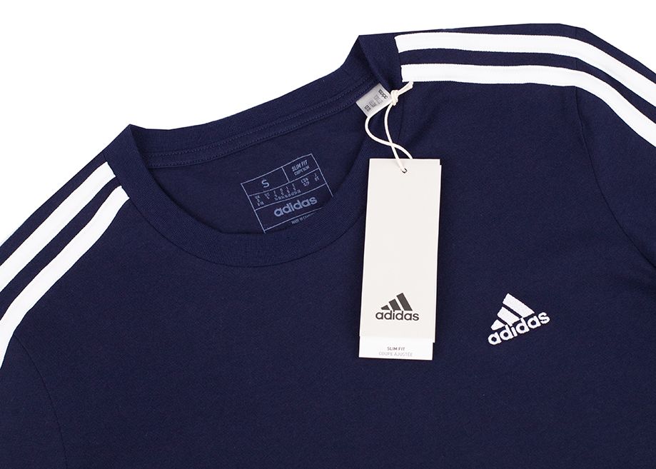 adidas Tricou pentru femei Essentials Slim 3-Stripes Tee IM2791