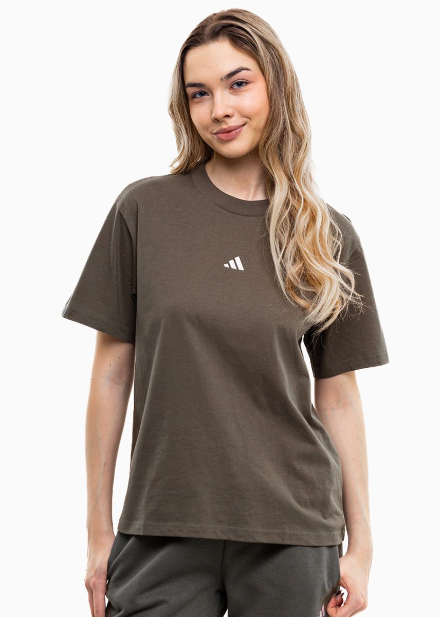 adidas Tricou pentru femei Essentials Small Logo Cotton JI6074