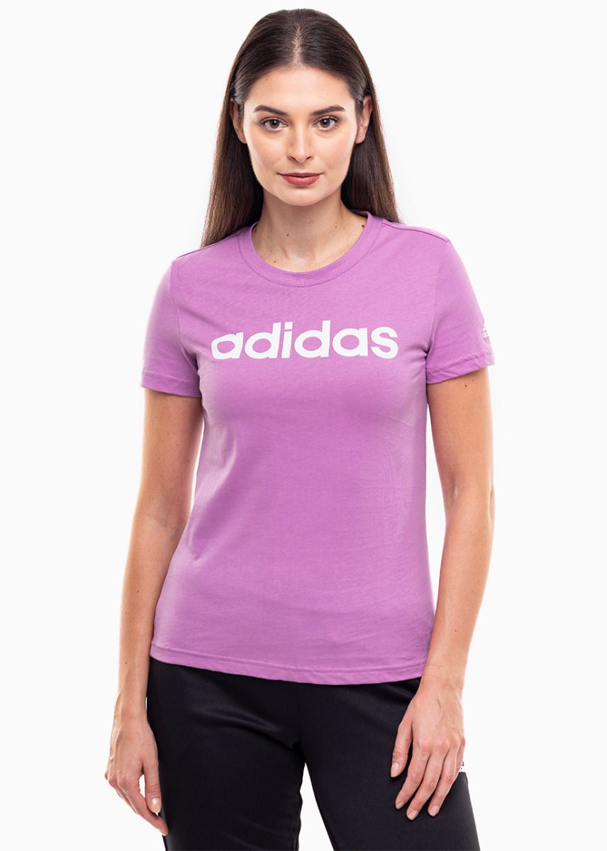 adidas Tricou pentru femei Loungewear Essentials Slim Logo Tee IY9192