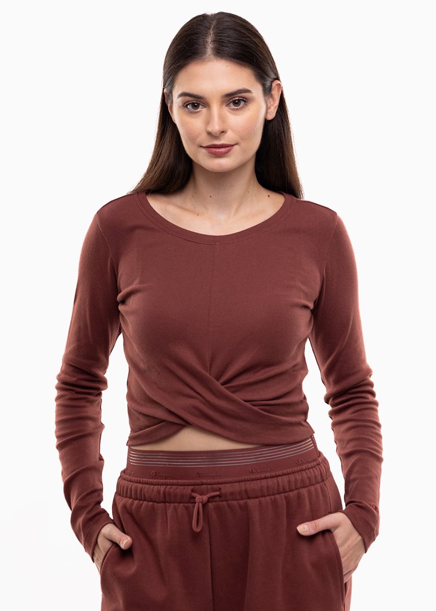 Champion Tricou pentru femei Crewneck Croptop 117435 MS524