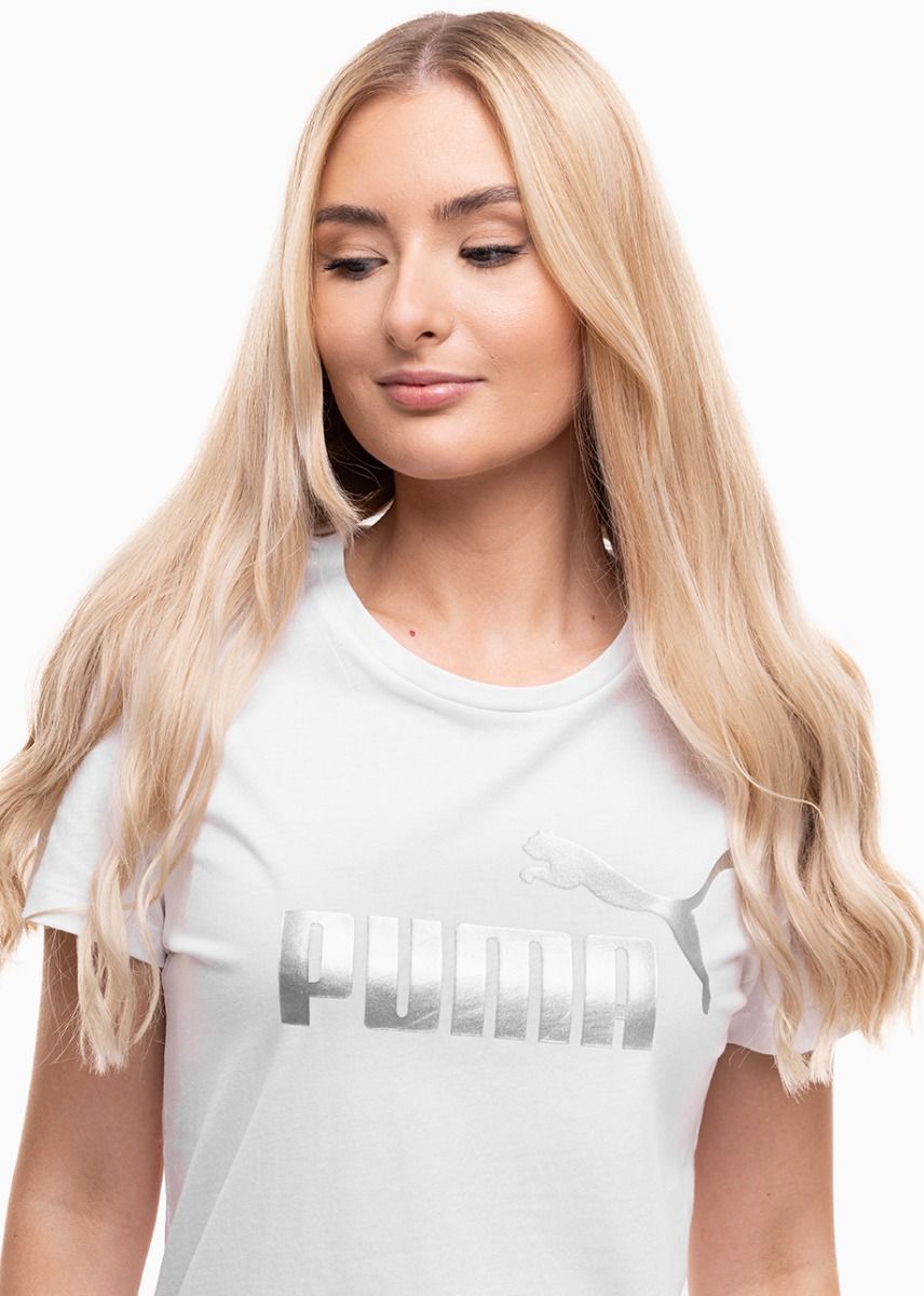 PUMA Tricou pentru femei ESS+ Metallic Logo Tee 848303 02