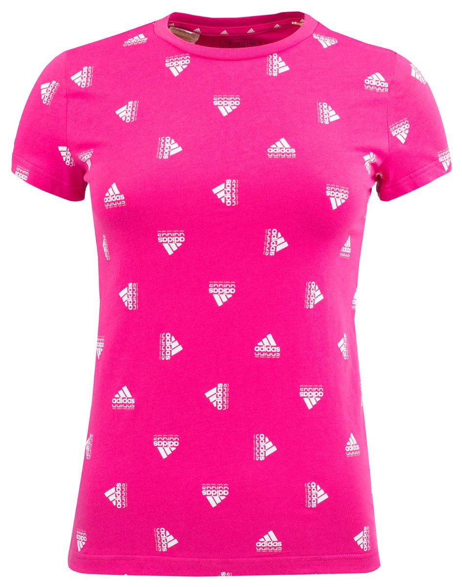 adidas Tricou pentru copii Brand Love Print Cotton Tee IB8920